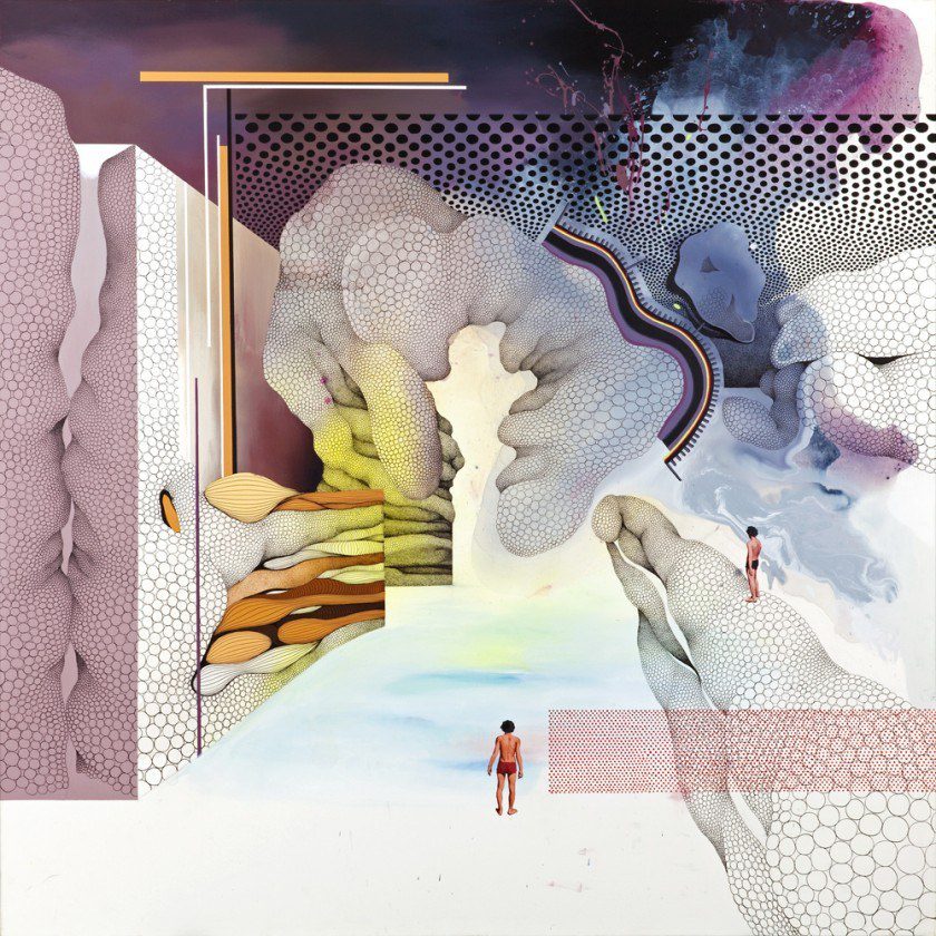 Lecture or workshop on psychedelic renaissance: abstract illustration by Min Jung Yeon
