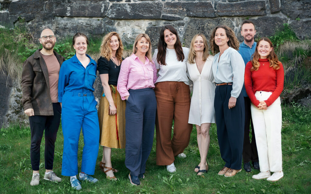 Group photo of the therapists at the Trauma Center at Psykologvirke in Oslo.