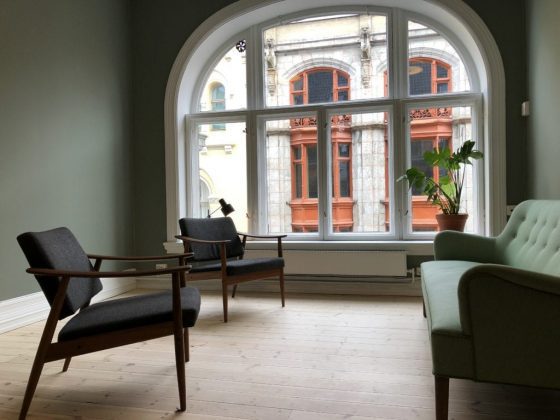 Psychologist office at Psykologvirke in Oslo, used in the section "How to get a psychologist's appointment?"